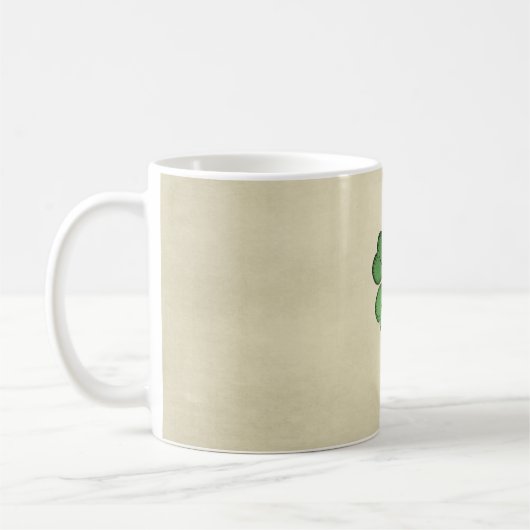 Classy Irish Lucky Shamrock Koffiemok (Links)