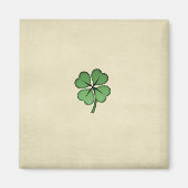 Classy Irish Lucky Shamrock Magneet (Voorkant)