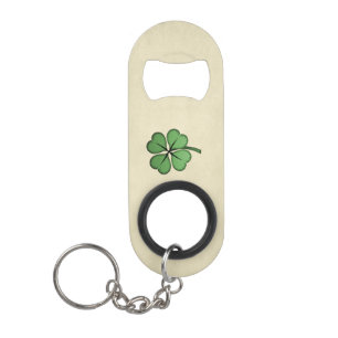 Classy Irish Lucky Shamrock Mini Flessenopener