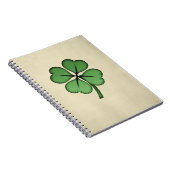 Classy Irish Lucky Shamrock Notitieboek (Rechterzijde)