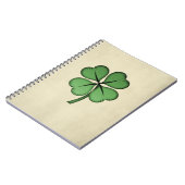 Classy Irish Lucky Shamrock Notitieboek (Linkerzijde)