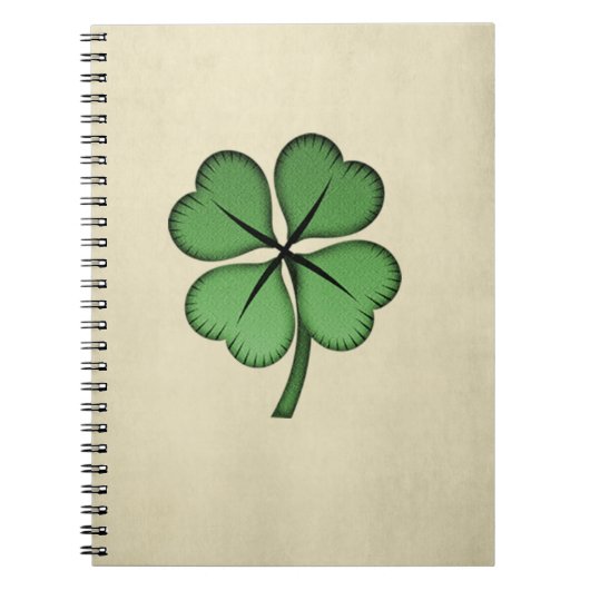 Classy Irish Lucky Shamrock Notitieboek (Voorkant)