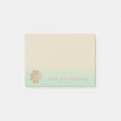 Classy Irish Lucky Shamrock-Personalized Post-it® Notes (Voorkant)