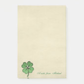 Classy Irish Lucky Shamrock-Personalized Post-it® Notes (Voorkant)