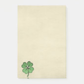 Classy Irish Lucky Shamrock Post-it® Notes (Voorkant)