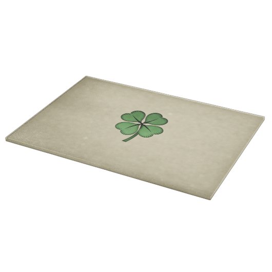 Classy Irish Lucky Shamrock Snijplank (Hoek)