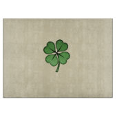 Classy Irish Lucky Shamrock Snijplank (Voorkant)