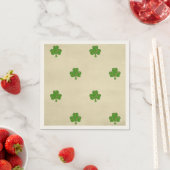 Classy Irish Lucky Shamrock St. Patrick's Day Servet (Insitu)
