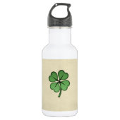 Classy Irish Lucky Shamrock Waterfles (Voorkant)