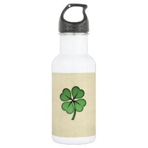 Classy Irish Lucky Shamrock Waterfles