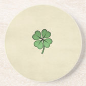 Classy Irish Lucky Shamrock Zandsteen Onderzetter (Voorkant)
