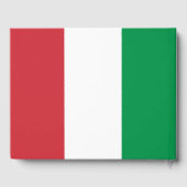 Classy Italiaans vlag gastenboek voor bruiloft (Achterkant)