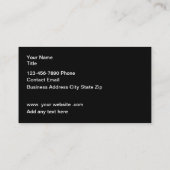 Classy Jade Stone Look Moderne Visitekaartjes (Achterkant)