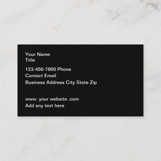 Classy Jade Stone Look Moderne Visitekaartjes (Achterkant)