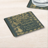 Classy Jane Austen Pride en Prejudice Book Hoesje Kartonnen Onderzetters (Schuin)