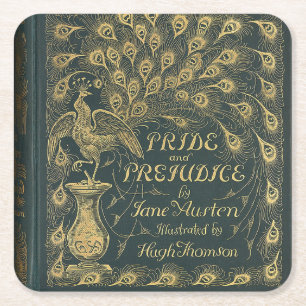 Classy Jane Austen Pride en Prejudice Book Hoesje Kartonnen Onderzetters