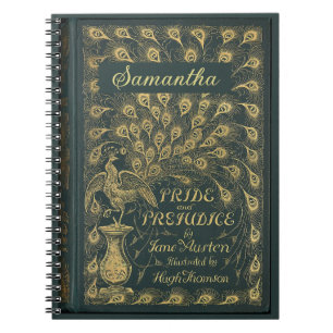 Classy Jane Austen Pride en Prejudice Book Hoesje Notitieboek