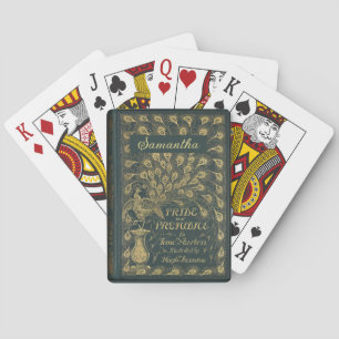 Classy Jane Austen Pride en Prejudice Book Lover Pokerkaarten