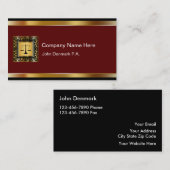 Classy Japsnese Attorney Visitekaartjes (Voorkant / Achterkant)