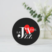 Classy Jazz Music Birthday Party Kaart (Staand voorkant)