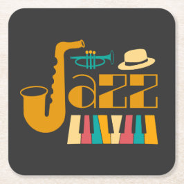 Classy Jazz Soul Kartonnen Onderzetters