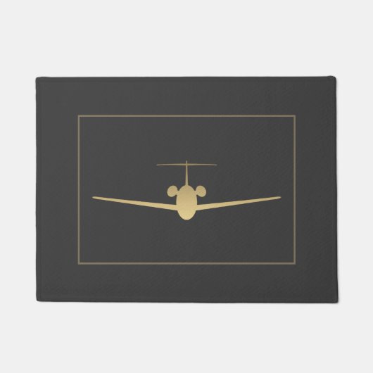 Classy Jet-vliegtuig Deurmat (Voorkant)