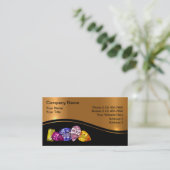 Classy Jewelry Bling Visitekaartjes (Staand voorkant)