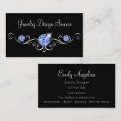 Classy Jewelry Designer Glitzy Bling Visitekaartje (Voorkant / Achterkant)