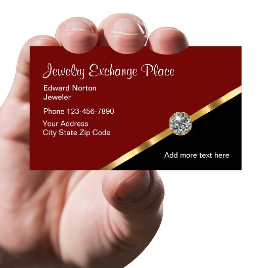 Classy Jewelry Jeweler Visitekaartjes