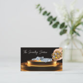 Classy Jewelry Store Business Cards Design Visitekaartje (Staand voorkant)