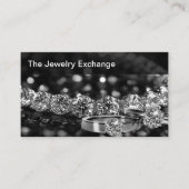 Classy Jewelry Theme Visitekaartjes Design (Voorkant)
