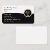 Classy Jewelry Theme Visitekaartjes Design (Voorkant / Achterkant)