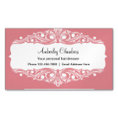 Classy Kapper Beauty Mode Magnetisch Visitekaartje (Voorkant)