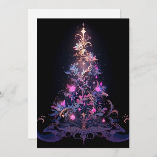 Classy Kerst Kaarten - Digitale Kerst Kaarten (Voorkant / Achterkant)