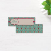 Classy Kerst Skinny Gift Label Mini Visitekaartjes (Bureau)