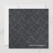 Classy-kerstfeestuitnodiging Kaart (Achterkant)