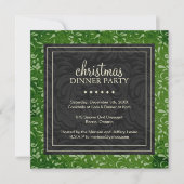 Classy-kerstfeestuitnodiging Kaart (Voorkant)