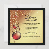 Classy-kerstkaartuitnodiging Kaart (Voorkant)