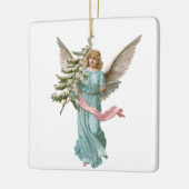 Classy kerstkeramisch Ornament White Angel (Links)