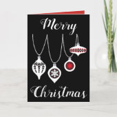 Classy Kerstmis Kaart (Voorkant)