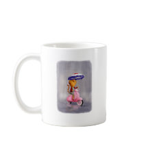 Classy Kitty Cat op roze scooter