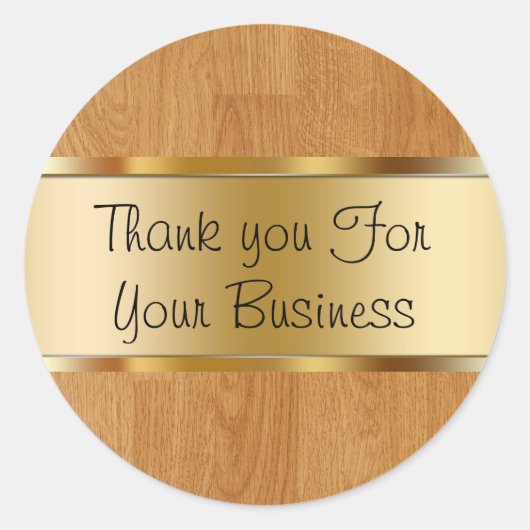 Classy klant dank u Stickers (Voorkant)