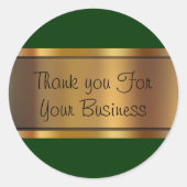 Classy klant dank u Stickers (Voorkant)