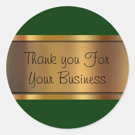 Classy klant dank u Stickers (Voorkant)