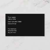 Classy klassieke auto restauratie visitekaartje (Achterkant)