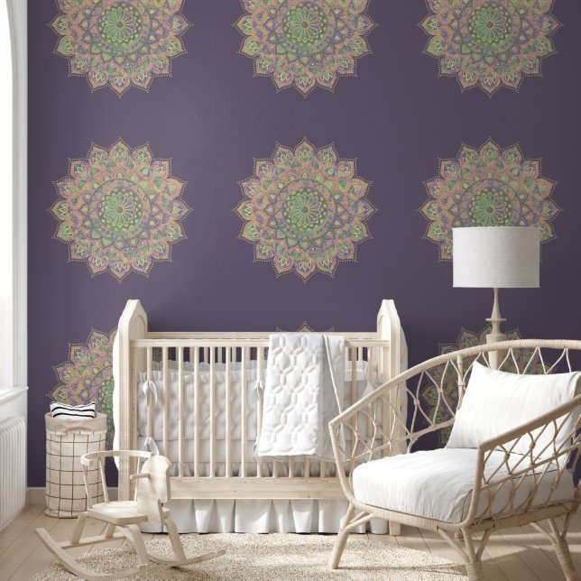 Classy kleurrijk Mandala India Style 5 Behang (Kinderen)