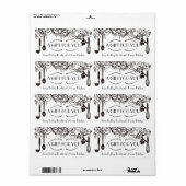 Classy koele sierchef catering culinair etiket (Full Sheet)