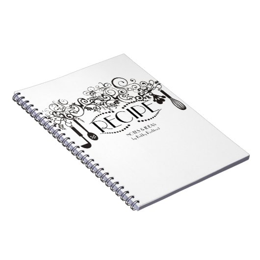 Classy koele sierchef catering culinair notitieboek (Rechterzijde)