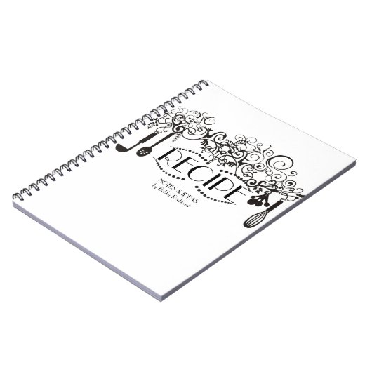 Classy koele sierchef catering culinair notitieboek (Linkerzijde)