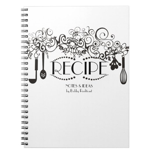 Classy koele sierchef catering culinair notitieboek (Voorkant)